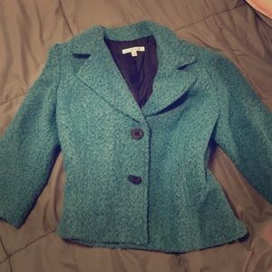 Cabi coat/blazer. Turquoise. Size 10.